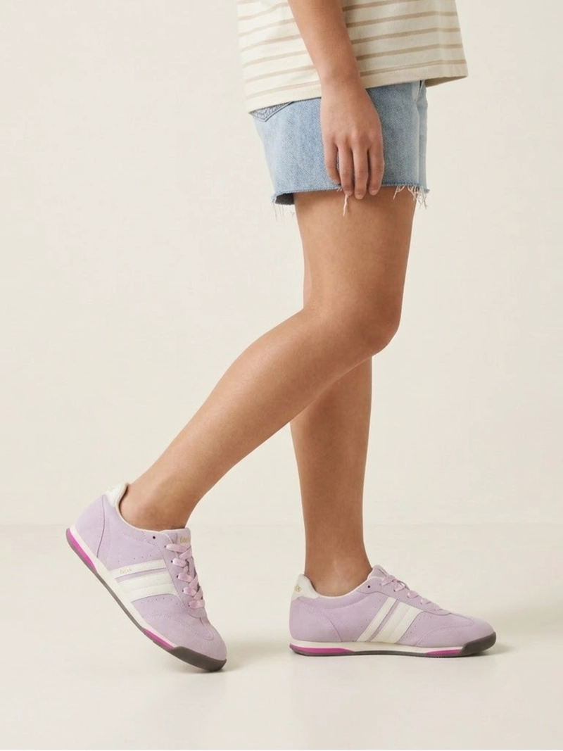 ZAPATILLA CUERO MUJER REVIVAL GAMUZA LILA KEDS - 2
