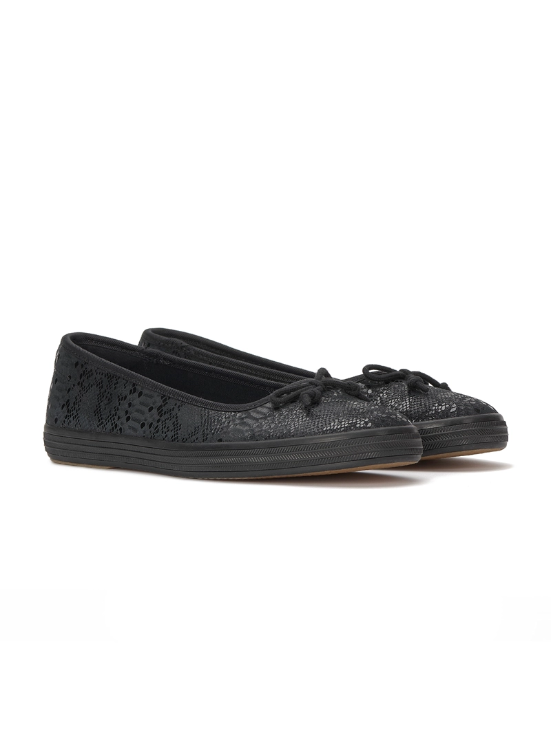 ZAPATILLA CUERO MUJER MAISIE BALLET LTHR NEGRO KEDS - 4