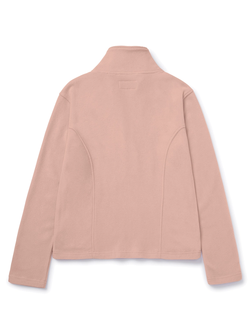 POLAR MUJER MICROFLEECE FULL ZIP ROSA ABSTRACTO CAT - 2