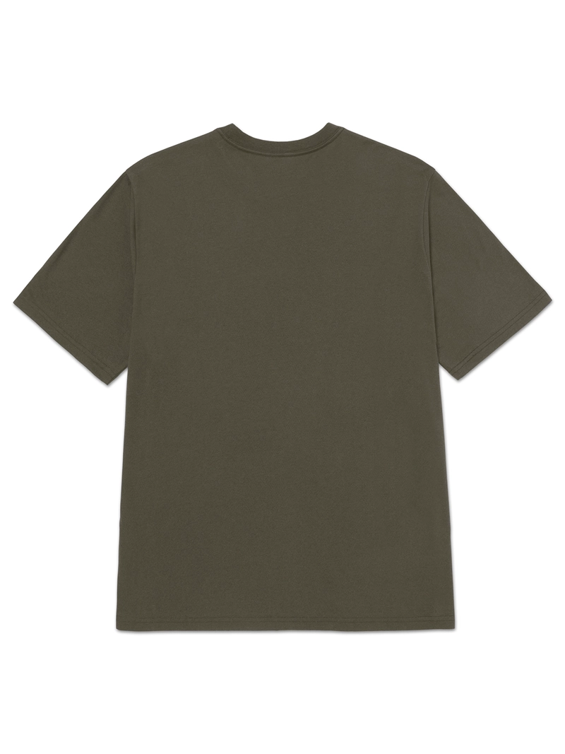 POLERA MANGA CORTA HOMBRE HERITAGE PEORIA OLIVA CAT - 2