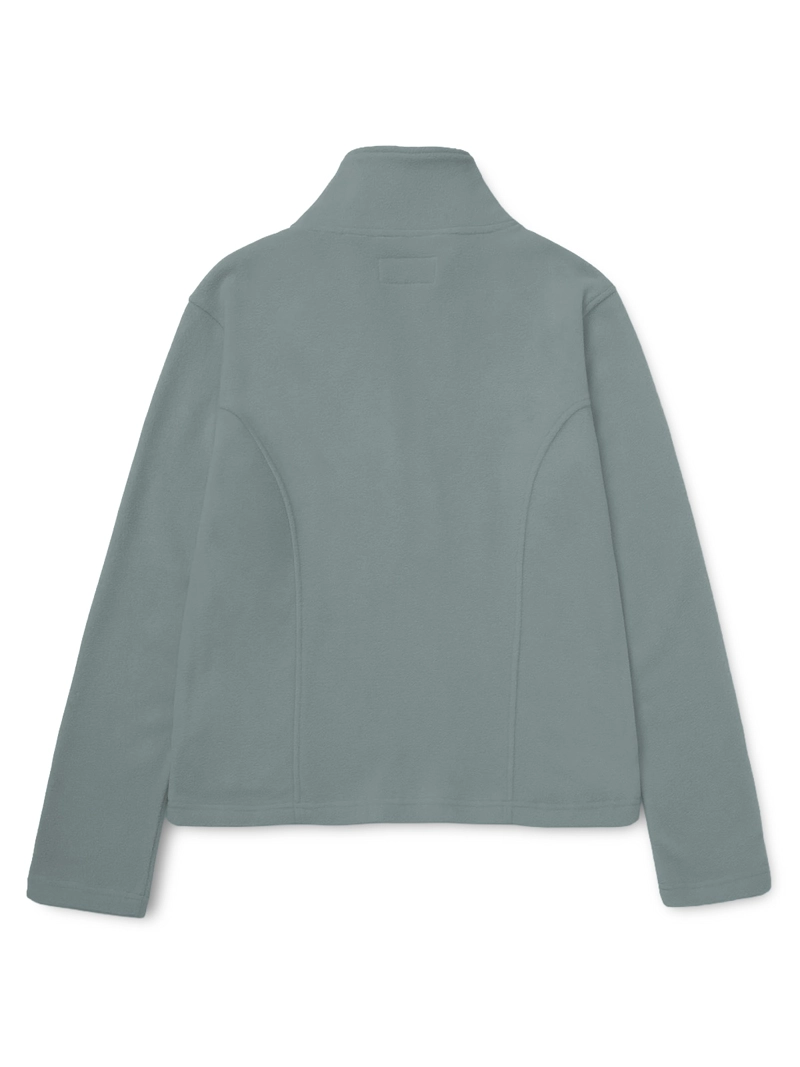 POLAR MUJER MICROFLEECE FULL ZIP CELESTE CAT - 2