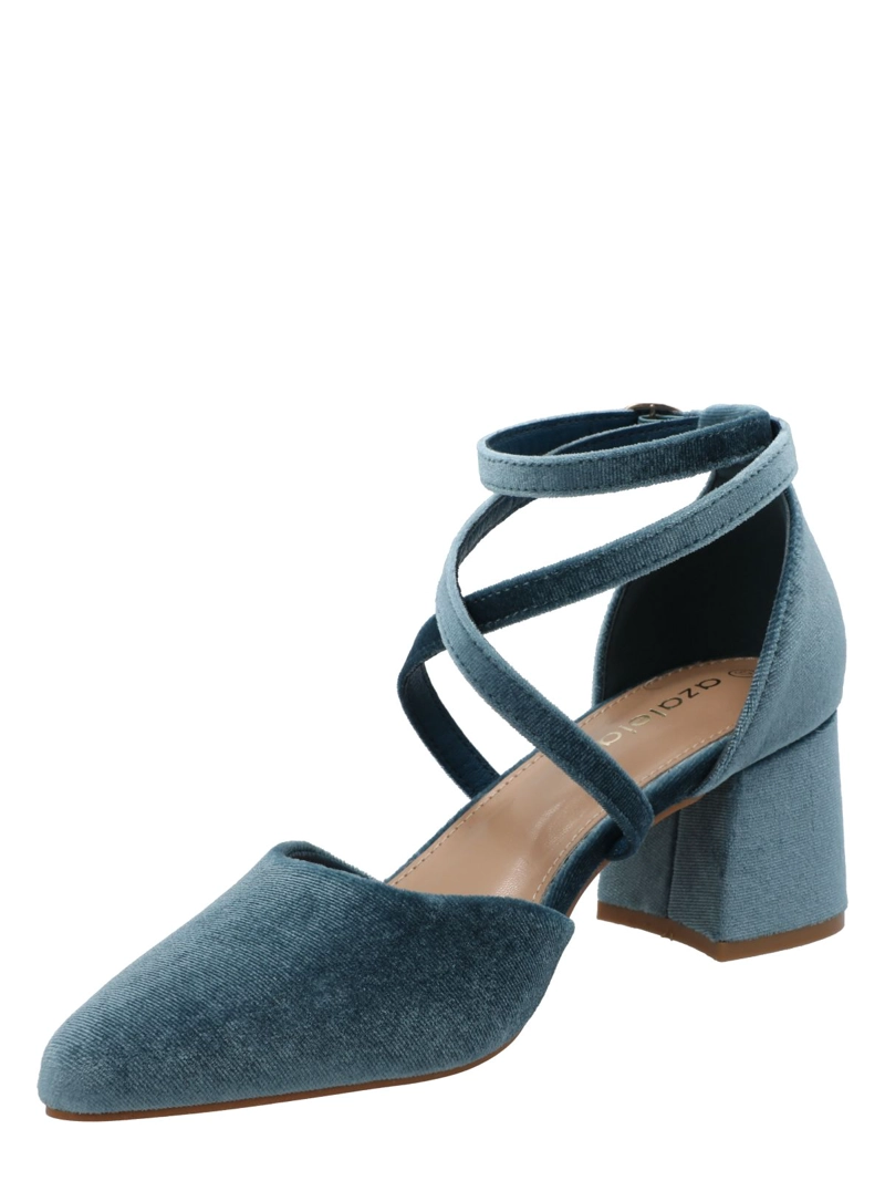 ZAPATO MUJER ELEGANCE AZUL PETROLEO AZALEIA - 5