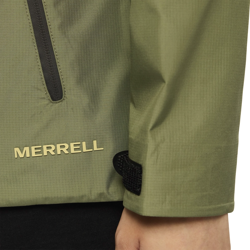 IMPERMEABLE MUJER SHELL JACKET  VERDE MERRELL - 5