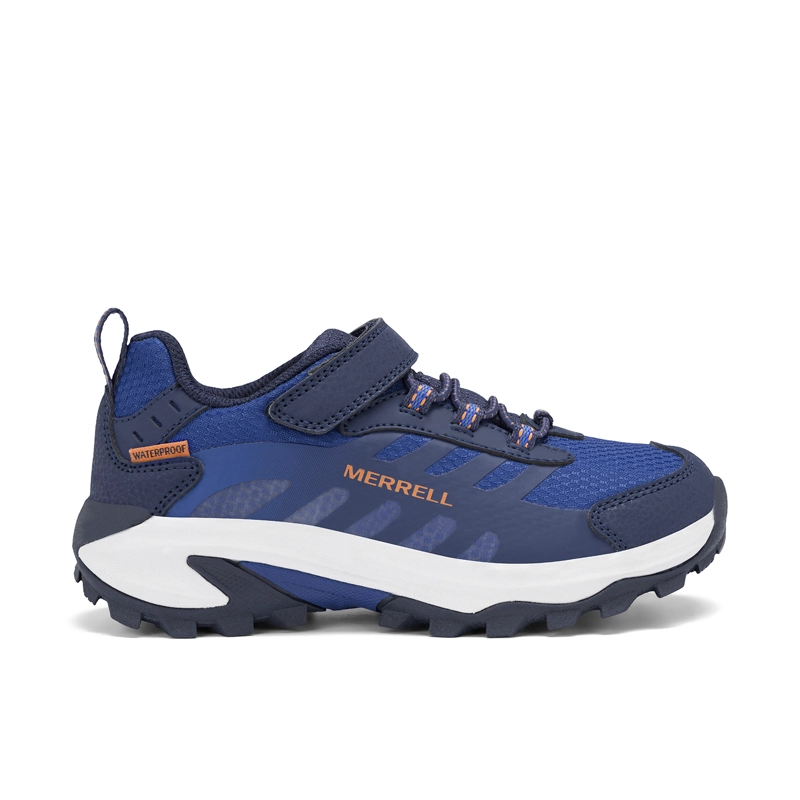 ZAPATILLA WATERPROOF MOAB SPD 2 NIÑO AZUL MERRELL - 1