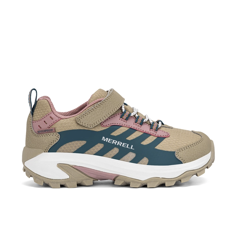 ZAPATILLA WATERPROOF MOAB SPD NIÑA BEIGE MERRELL - 1