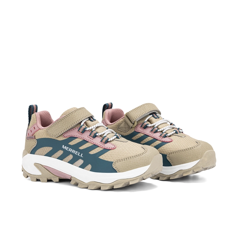 ZAPATILLA WATERPROOF MOAB SPD NIÑA BEIGE MERRELL - 4