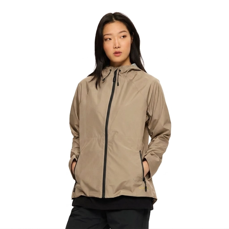 IMPERMEABLE MUJER FALLON RAIN BEIGE MERRELL - 1