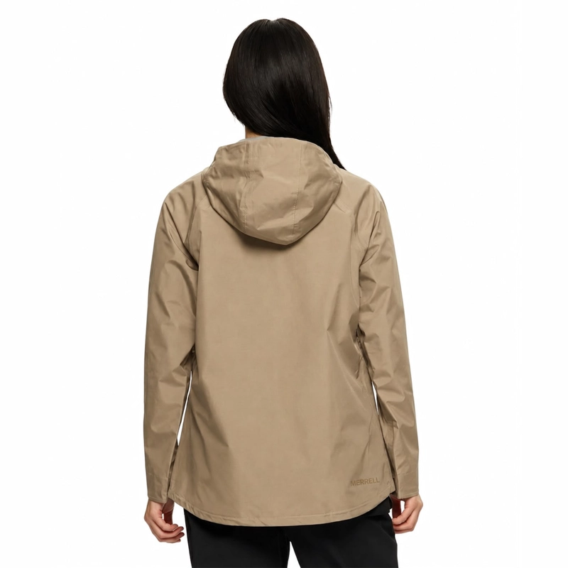 IMPERMEABLE MUJER FALLON RAIN BEIGE MERRELL - 2