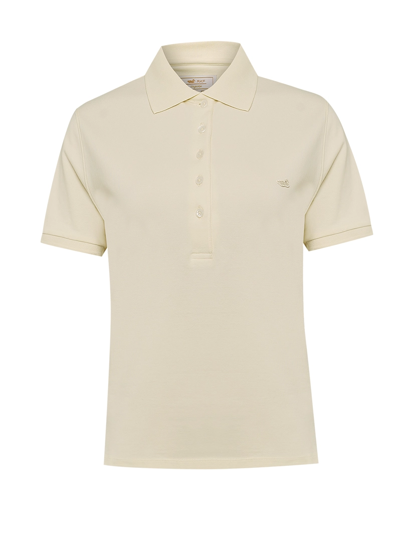 POLERA ALGODON PIMA MUJER SANDIE BEIGE ROCKFORD - 1