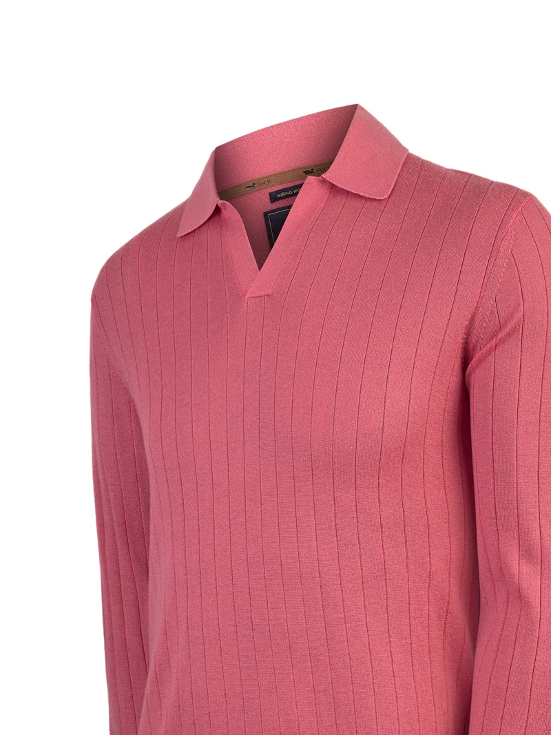 SWEATER LANA MERINO HOMBRE ROCCO ROSADO ROCKFORD - 4