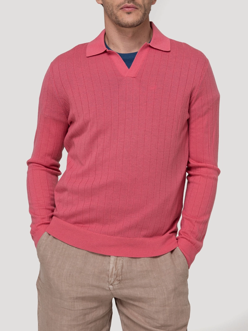 SWEATER LANA MERINO HOMBRE ROCCO ROSADO ROCKFORD - 5