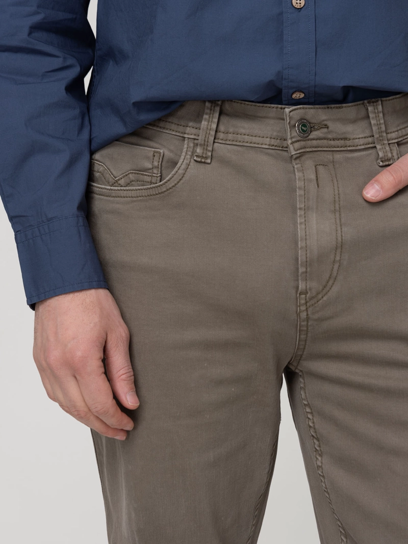 JEANS FIBRAS RECICLADAS HOMBRE BAYCOLOR VERDE ROCKFORD - 7