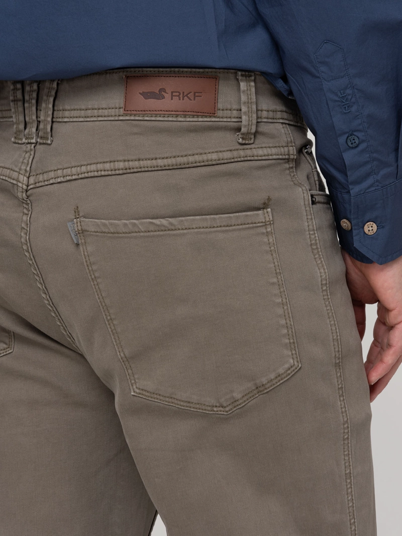 JEANS FIBRAS RECICLADAS HOMBRE BAYCOLOR VERDE ROCKFORD - 8