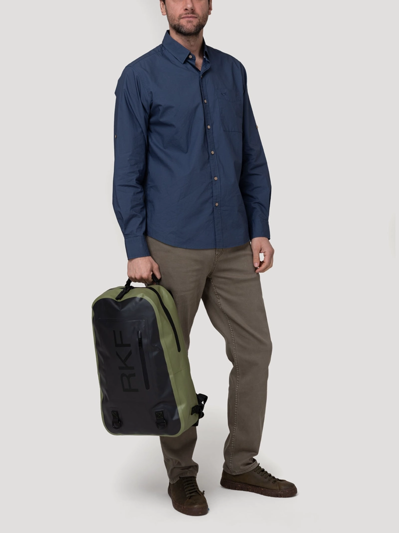 JEANS FIBRAS RECICLADAS HOMBRE BAYCOLOR VERDE ROCKFORD - 9