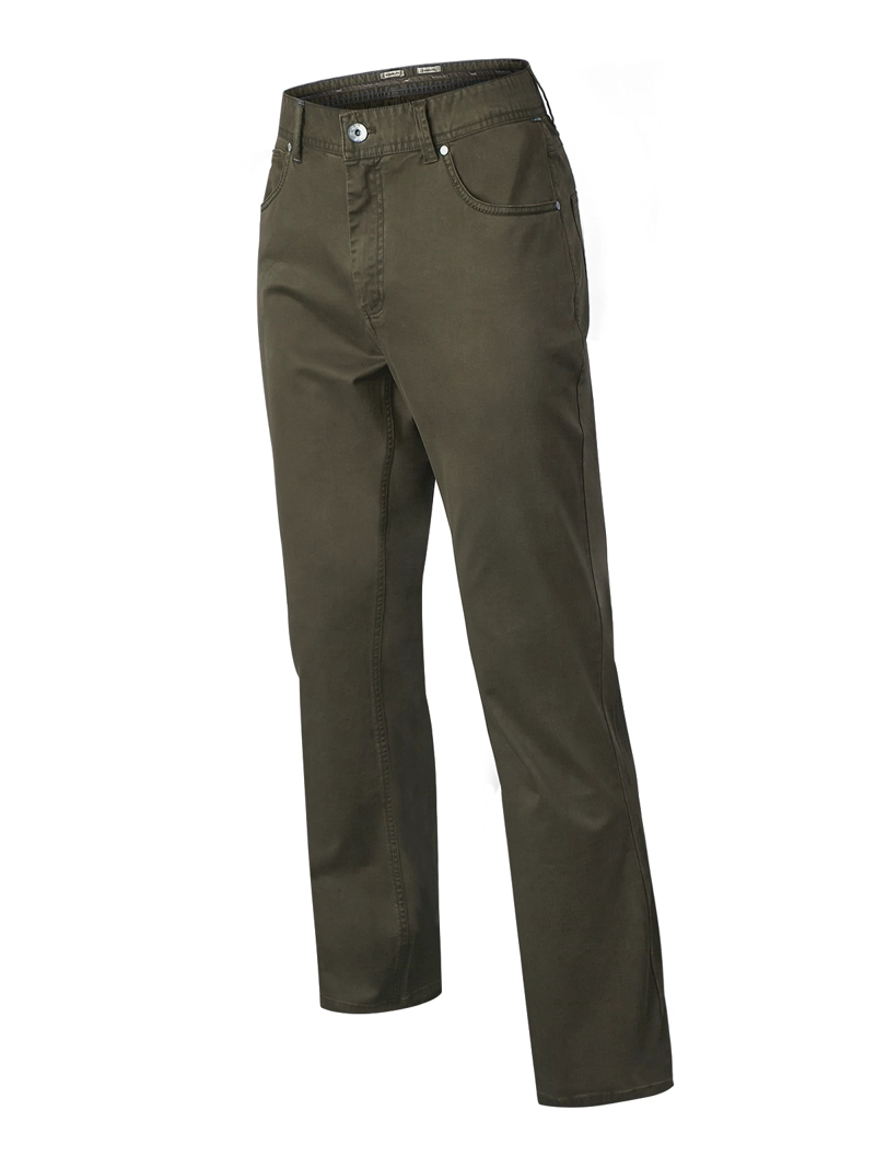 PANTALON ALGODON HOMBRE FIVE VERDE ROCKFORD - 1