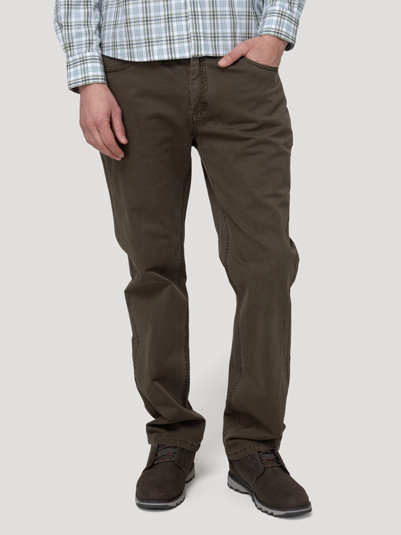 PANTALON ALGODON HOMBRE FIVE VERDE ROCKFORD - 5