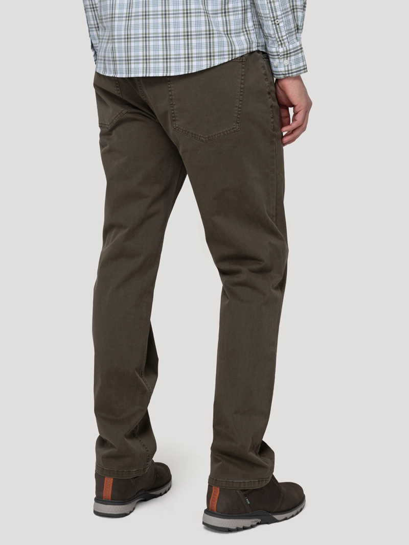 PANTALON ALGODON HOMBRE FIVE VERDE ROCKFORD - 6