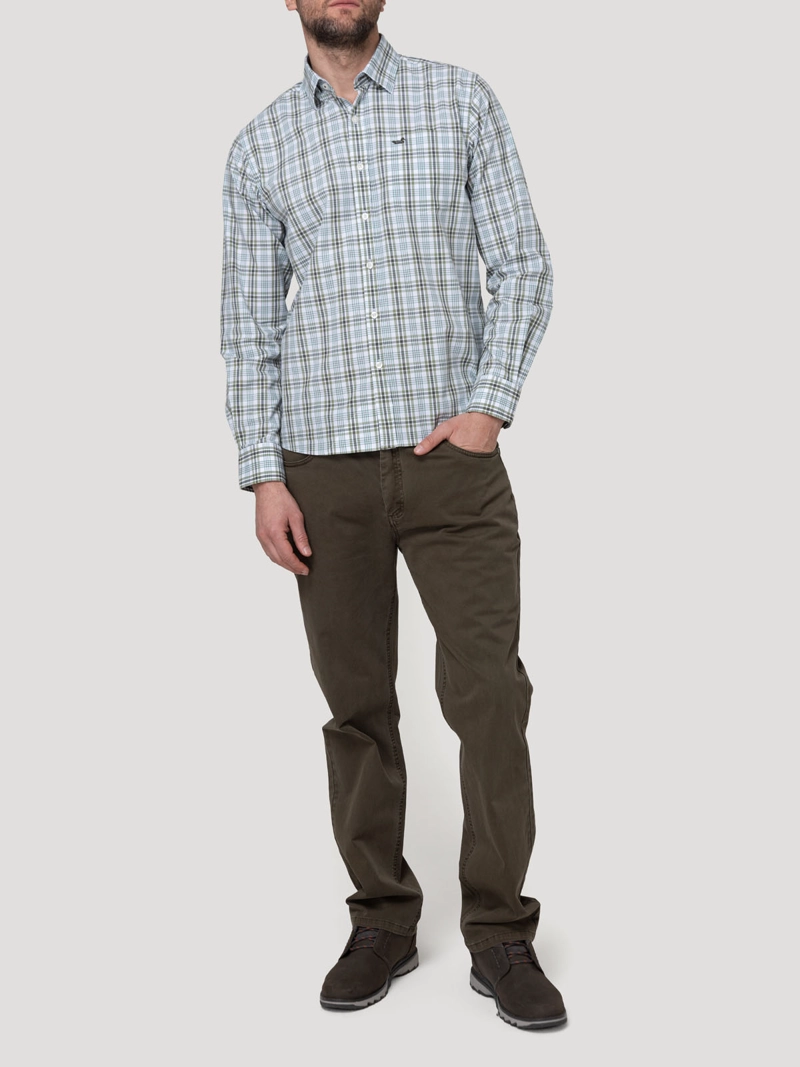 PANTALON ALGODON HOMBRE FIVE VERDE ROCKFORD - 9