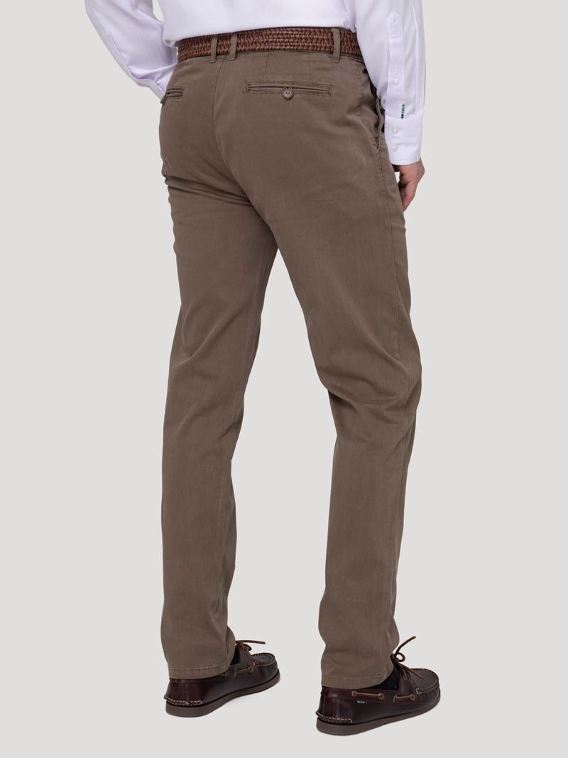 PANTALON ALGODON HOMBRE NAPOLI CAFE  ROCKFORD - 6