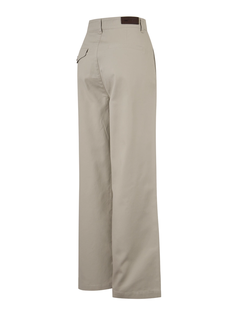 PANTALON ALGODON ORGANICO MUJER MOANI BEIGE ROCKFORD - 2