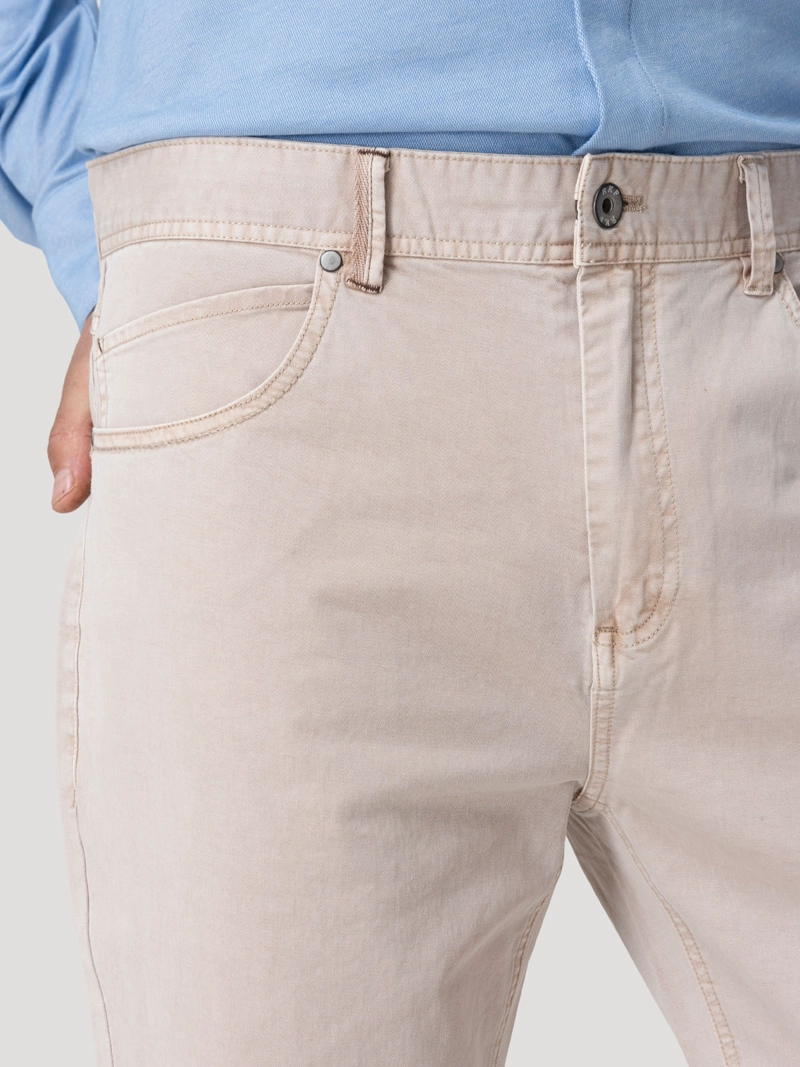 PANTALON ALGODON HOMBRE FIVE BEIGE ROCKFORD - 7