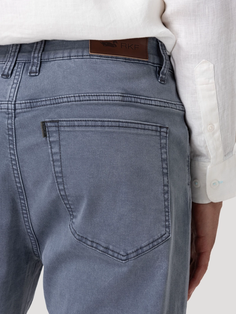 JEANS FIBRAS RECICLADAS HOMBRE BARI GRIS ROCKFORD - 8