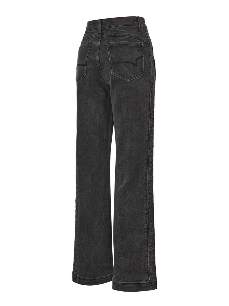 JEANS FIBRAS RECICLADAS MUJER ROOTS GRIS ROCKFORD - 2
