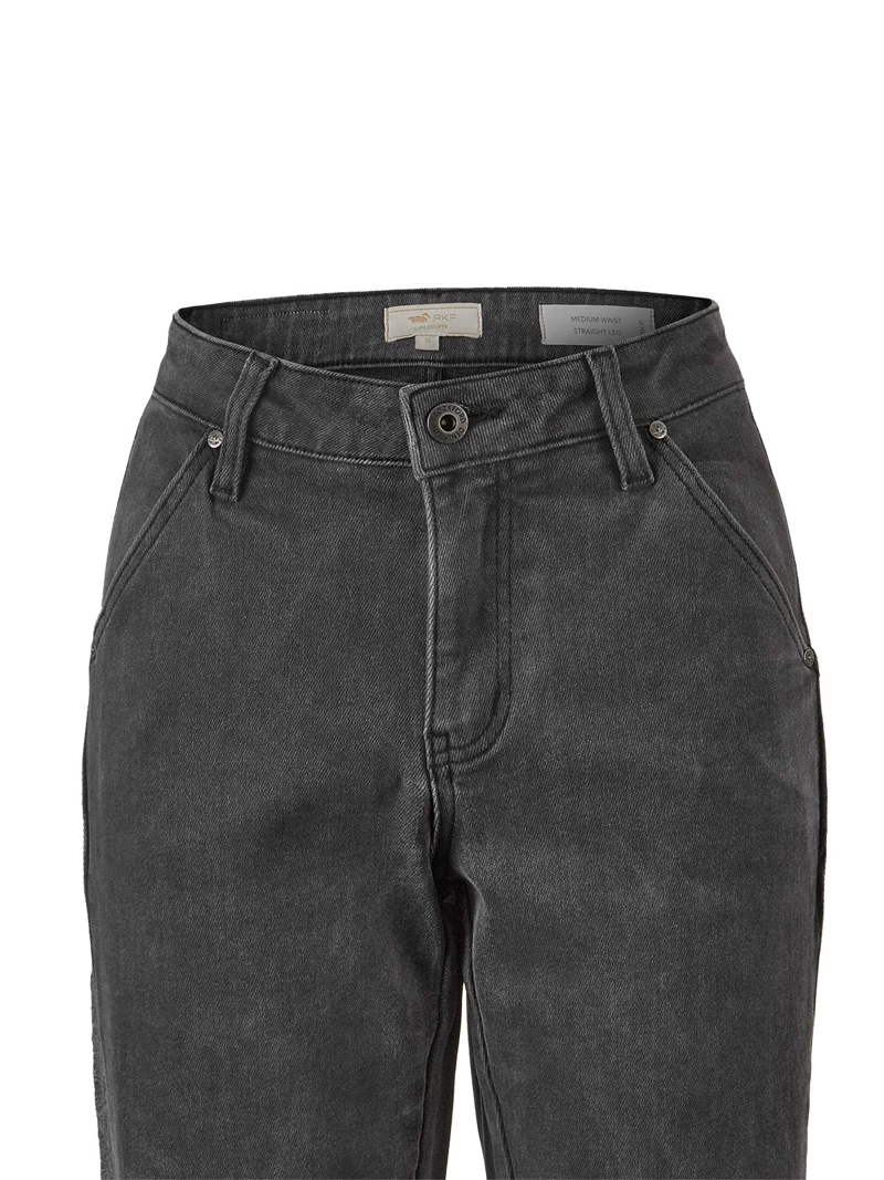 JEANS FIBRAS RECICLADAS MUJER ROOTS GRIS ROCKFORD - 4