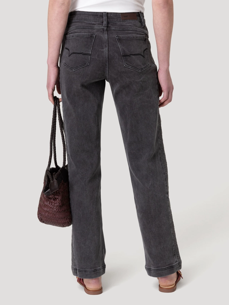 JEANS FIBRAS RECICLADAS MUJER ROOTS GRIS ROCKFORD - 6