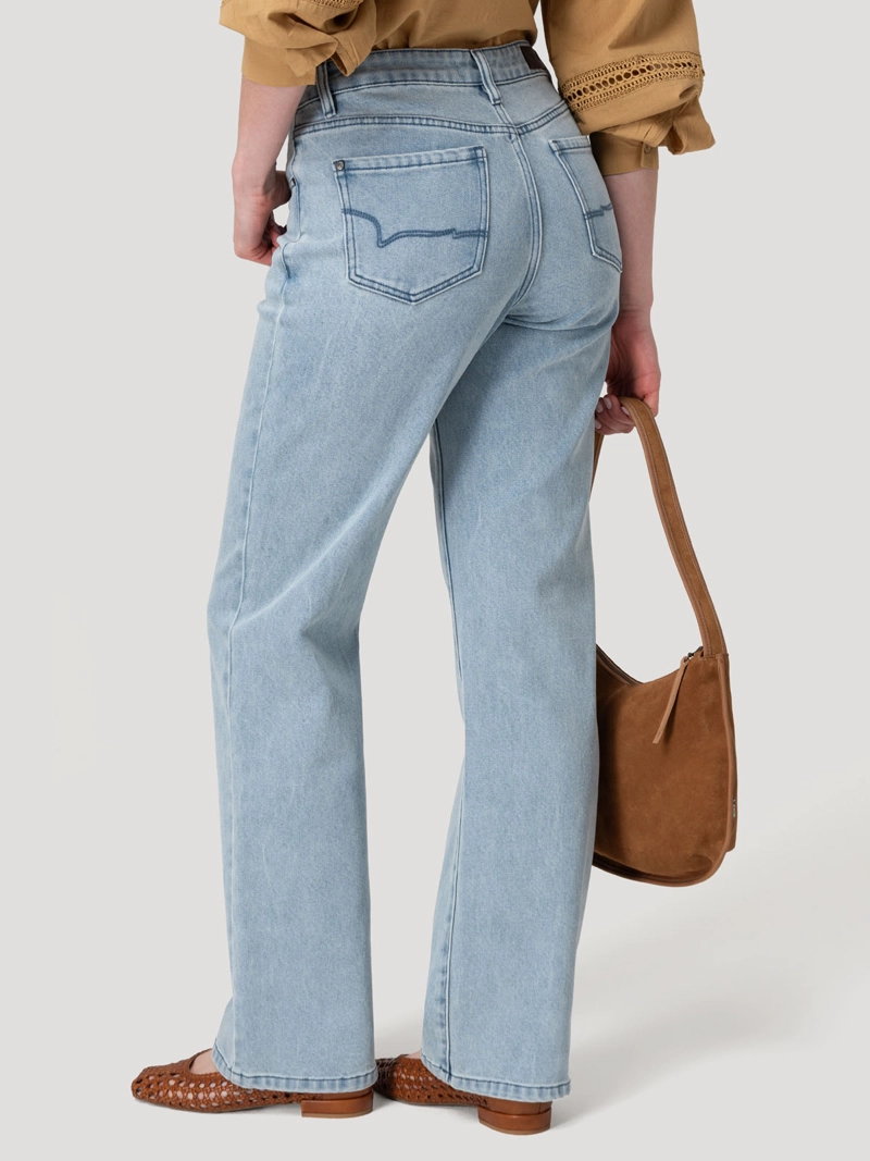 JEANS FIBRAS RECICLADAS MUJER BOTANICA AZUL ROCKFORD - 6