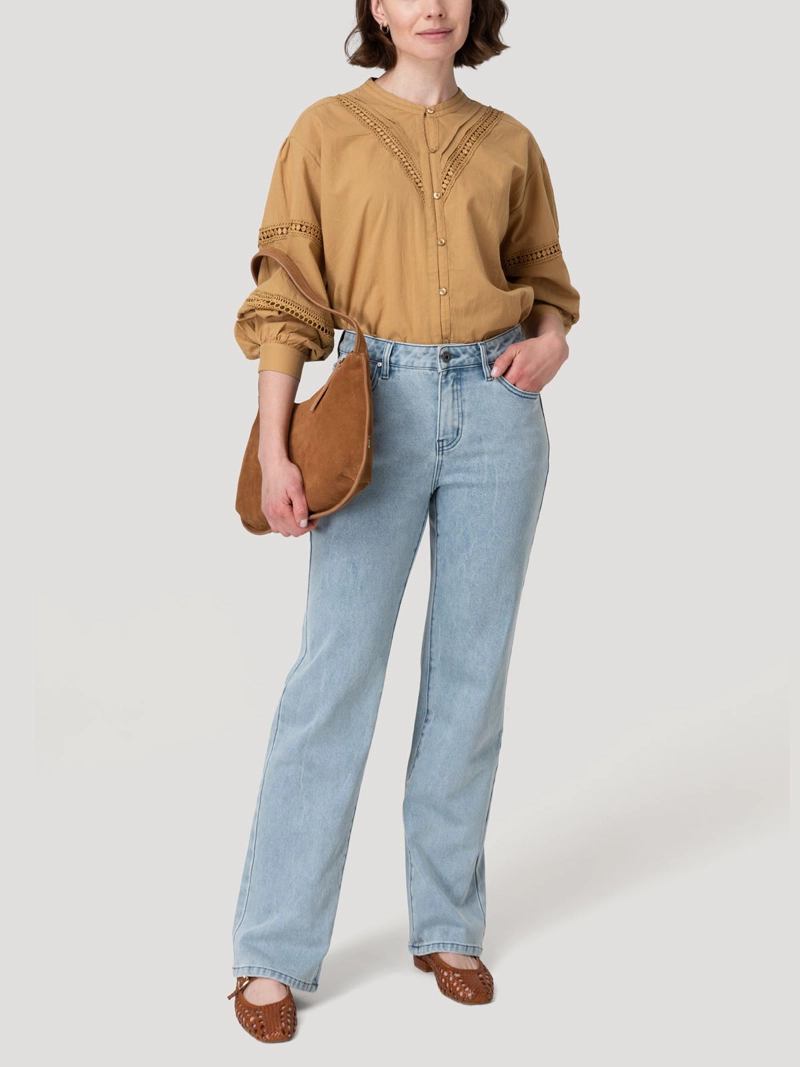 JEANS FIBRAS RECICLADAS MUJER BOTANICA AZUL ROCKFORD - 9