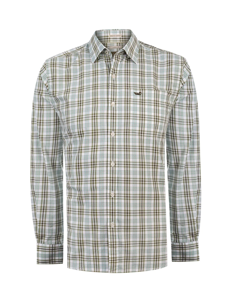 CAMISA ALGODON ORGANICO HOMBRE LIGHTER VERDE ROCKFORD - 1