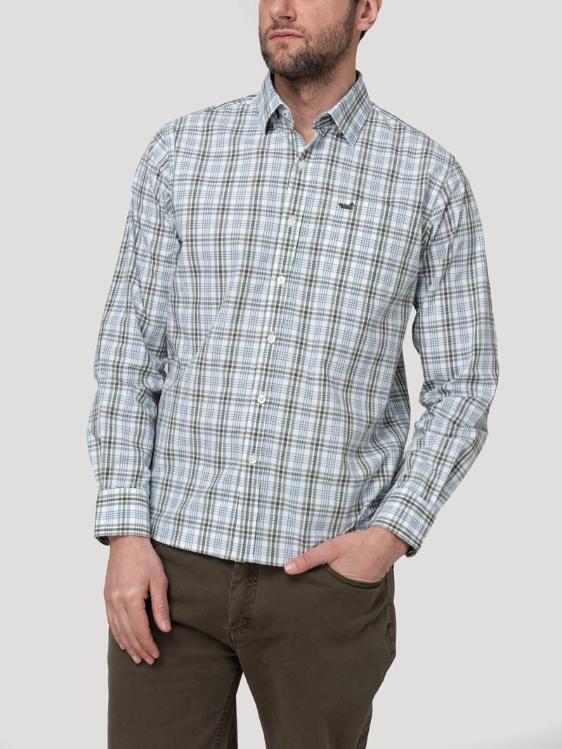 CAMISA ALGODON ORGANICO HOMBRE LIGHTER VERDE ROCKFORD - 5