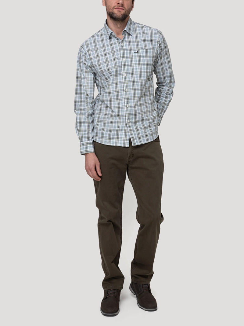 CAMISA ALGODON ORGANICO HOMBRE LIGHTER VERDE ROCKFORD - 8