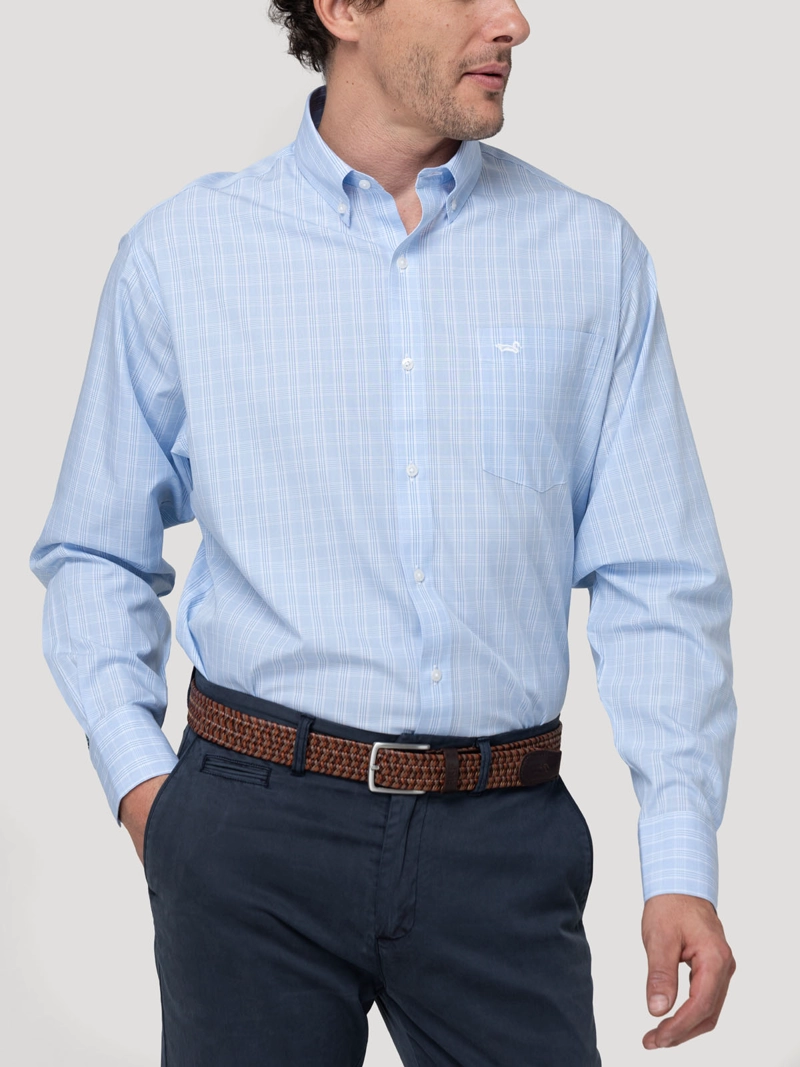 CAMISA CUELLO BUTTON-DOWN HOMBRE WF PB AZUL ROCKFORD - 7