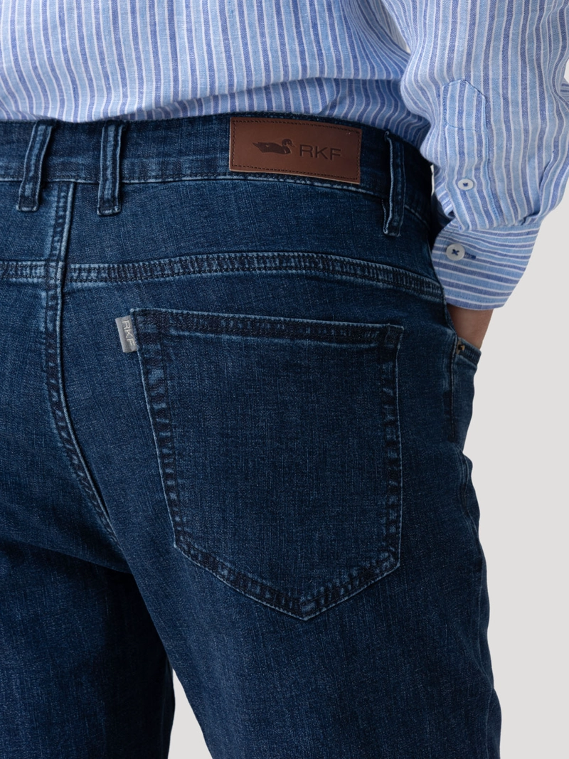 JEANS FIBRAS RECICLADAS HOMBRE BARI AZUL ROCKFORD - 8