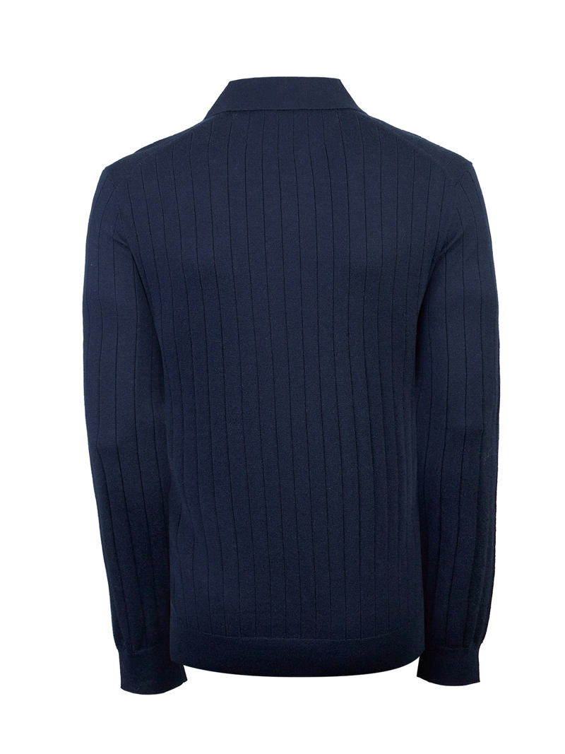 SWEATER LANA MERINO HOMBRE ROCCO AZUL ROCKFORD - 2