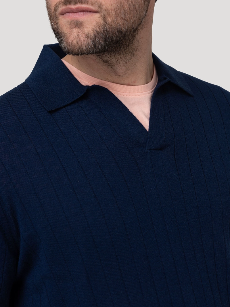SWEATER LANA MERINO HOMBRE ROCCO AZUL ROCKFORD - 7