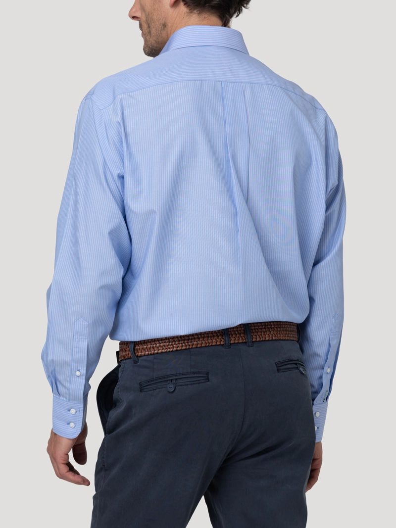CAMISA CUELLO ITALIANO HOMBRE WF PC AZUL ROCKFORD - 8