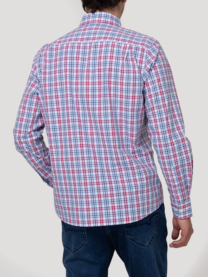 CAMISA ALGODON ORGANICO HOMBRE LIGHTER ROJO ROCKFORD - 6