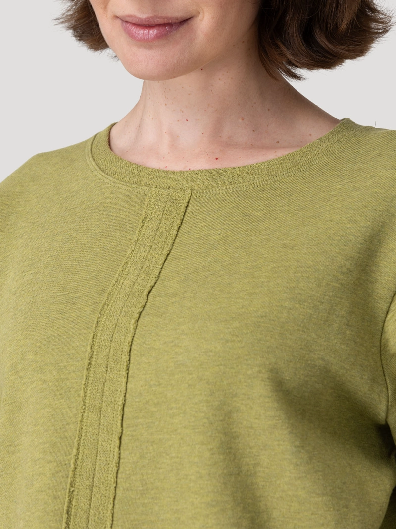 POLERON ALGODON ORGANICO MUJER LINA VERDE ROCKFORD - 7