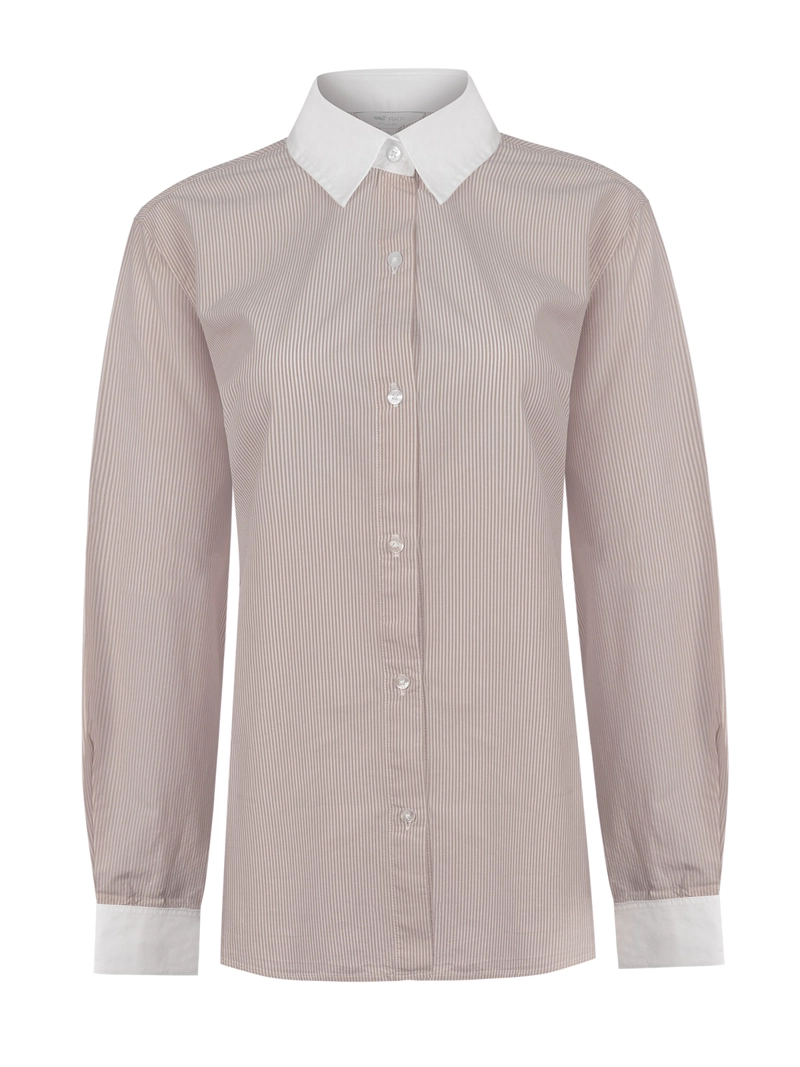BLUSA FIBRAS NATURALES MUJER MELIA CAFE  ROCKFORD - 1