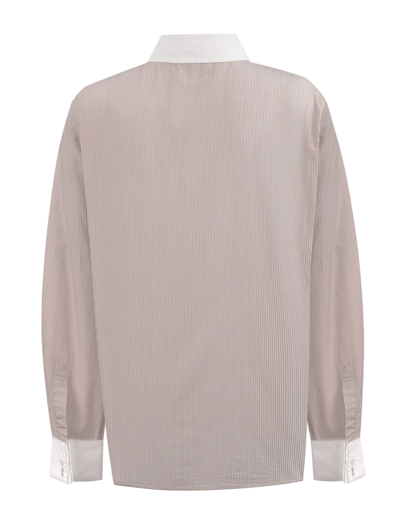 BLUSA FIBRAS NATURALES MUJER MELIA CAFE  ROCKFORD - 2
