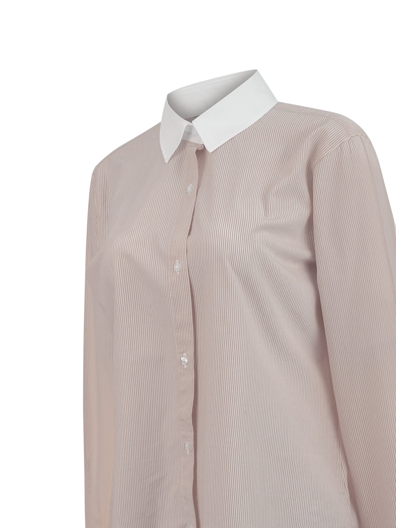 BLUSA FIBRAS NATURALES MUJER MELIA CAFE  ROCKFORD - 4