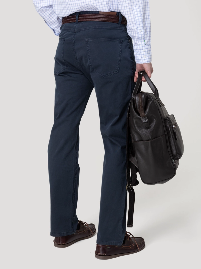 PANTALON ALGODON HOMBRE FIVE AZUL ROCKFORD - 6