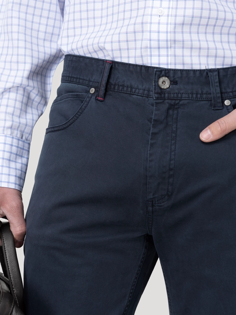 PANTALON ALGODON HOMBRE FIVE AZUL ROCKFORD - 8