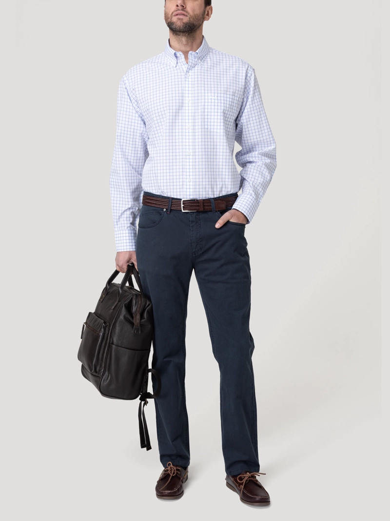 PANTALON ALGODON HOMBRE FIVE AZUL ROCKFORD - 9