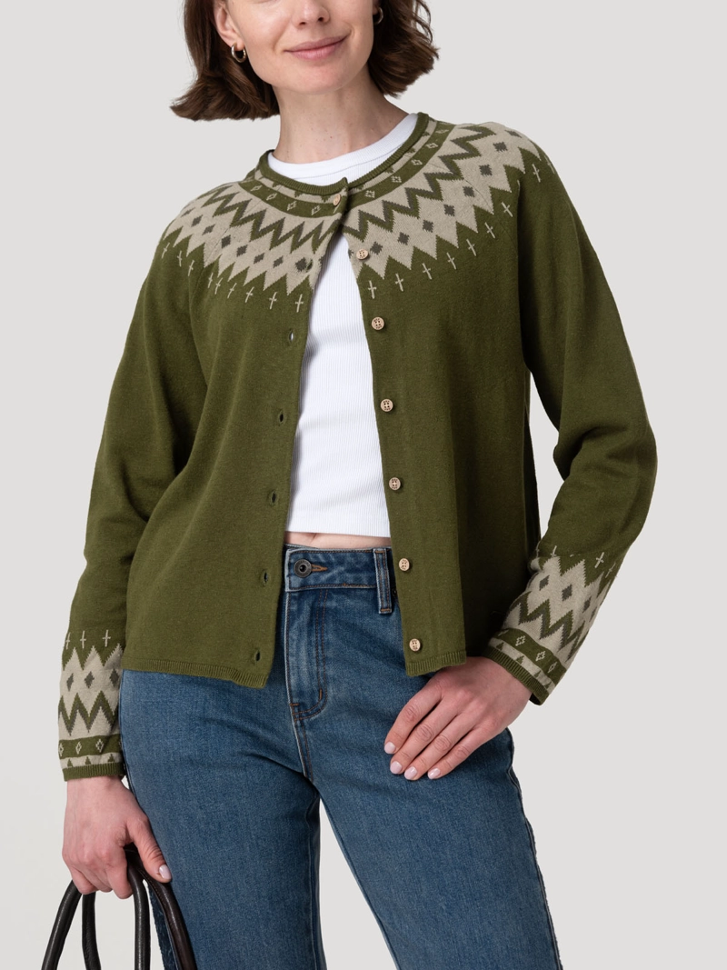 SWEATER LINO MUJER ANDROS VERDE ROCKFORD - 5