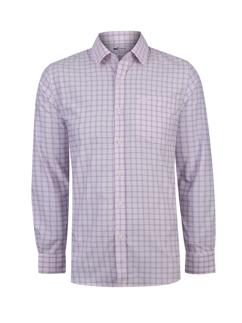 CAMISA SMART TRAVEL HOMBRE LATITUDE ROSADO ROCKFORD - 1