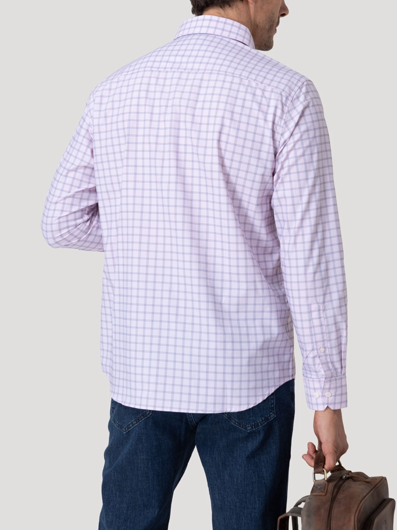 CAMISA SMART TRAVEL HOMBRE LATITUDE ROSADO ROCKFORD - 6
